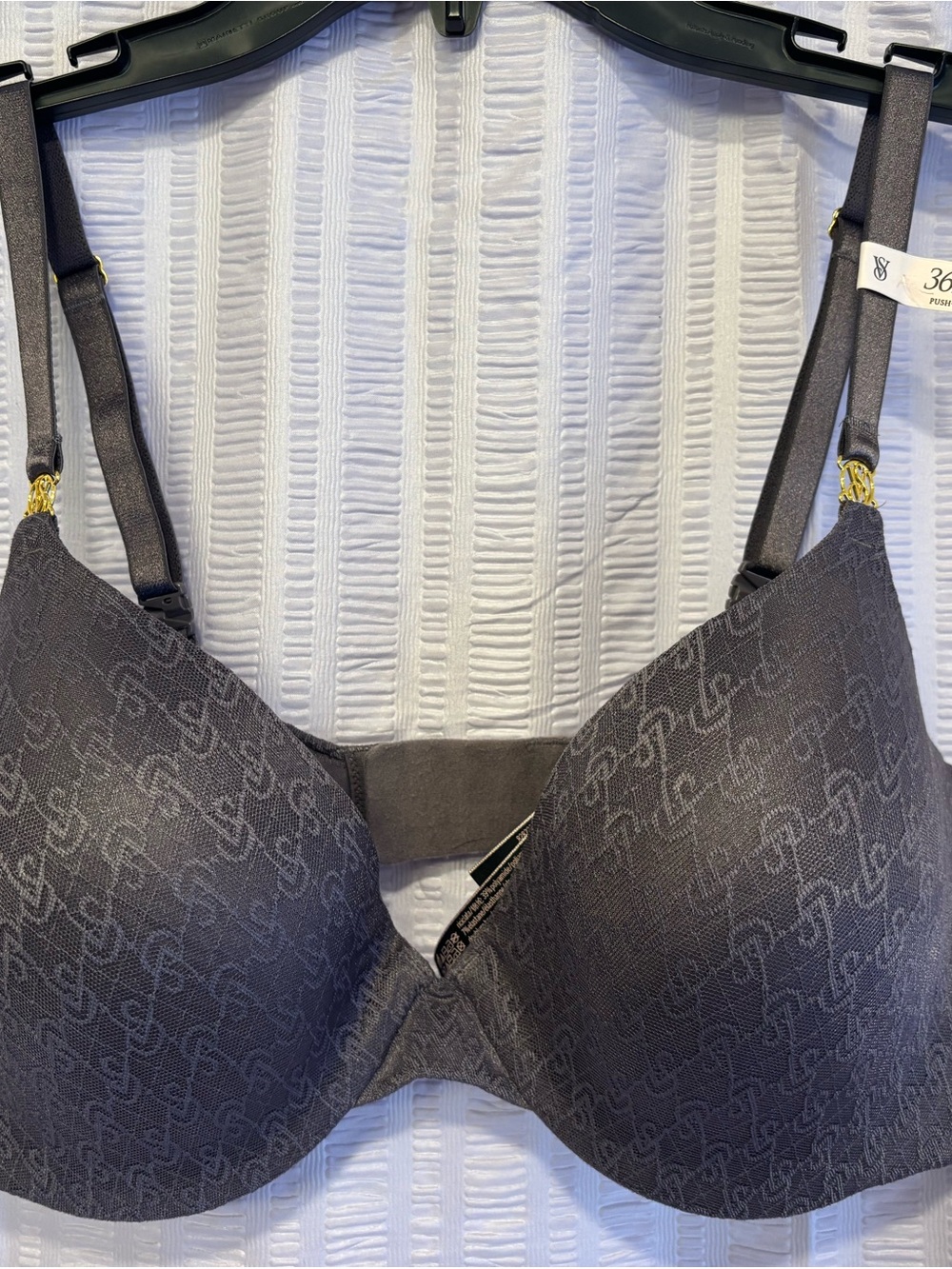 Victoria's Secret Charcoal Gray Molded Underwire Bra